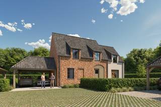 Deze stijlvolle villawoning wordt gerealiseerd op lot 3 van ons nieuwe woonproject in De Pinte. De woning bevindt zich op een ruim perceel en combineert rust, ruimte en een uitstekende ligging vlak bij alle voorzieningen.<br /><br />Binnen geniet je van een lichtrijke leefruimte, een volledig ingerichte keuken en badkamer, 4 ruime slaapkamers en een praktische indeling die maximaal wooncomfort garandeert. Buiten beschik je over een mooie tuin met terras en 2 carports.<br /><br />De woning wordt uitgerust met een geothermische warmtepomp, vloerverwarming, zonnepanelen en ventilatie met warmterecuperatie. Zo geniet je elke dag van een aangenaam binnenklimaat en een bijzonder laag energieverbruik.<br /><br />Danneels werkt jouw nieuwe thuis sleutel-op-de-deur af. Ook de oprit, wandelpaden, het terras en de tuinomheining met haag zijn inbegrepen. De afwerking kies je zelf bij onze partners, met begeleiding van onze klantenbegeleider.