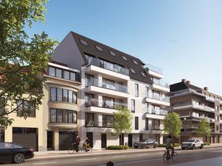 Nous sommes fiers de vous présenter la Résidence « Skyfall », un projet résidentiel élégant et contemporain situé à l’angle de la Koninginnelaan et de la Duinenweg à Middelkerke. Ce bâtiment à l’architecture moderne se distingue par son style actuel et son agencement soigneusement étudié. En sous-sol, une vaste cave répartie sur deux niveaux est accessible via un monte-voitures et offre seize garages ainsi qu’un local à vélos pratique. Un second local à vélos commun est également prévu au rez-de-chaussée, augmentant encore le confort des résidents. Grâce à son excellente situation, vous vous trouvez à distance de marche du centre-ville et à proximité immédiate de la digue, vous permettant de profiter pleinement à la fois du calme et de l’animation. Ce studio est situé au rez-de-chaussée. Ne manquez pas cette opportunité unique d’investir ou d’habiter dans un projet contemporain bénéficiant d’un emplacement de premier choix.