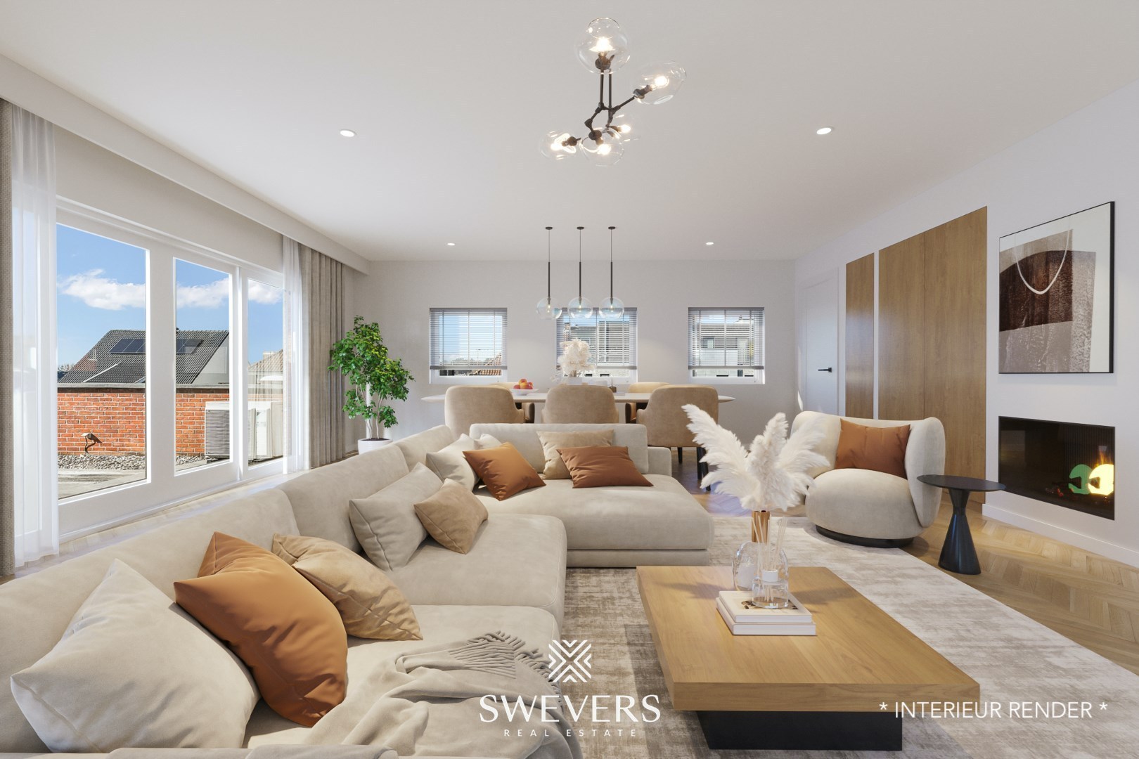 Exclusief luxueus appartement met gigantisch terras en binnentuin gelegen in hartje Lummen ( 408 m2 ) - foto 3