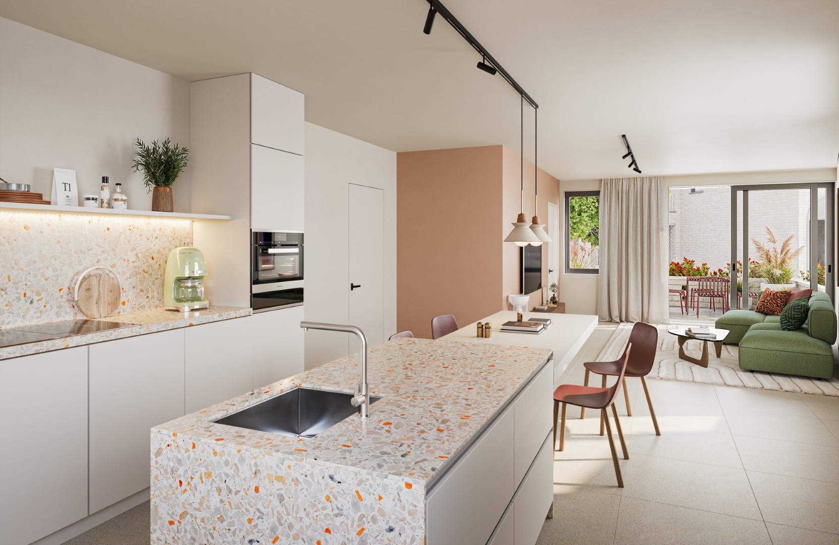Energiezuinig 2 slpk-appartement + terras - photo 2