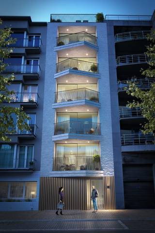 Welkom in Residentie Dunas, een uniek nieuwbouwproject in Oostduinkerke-Bad, op een steenworp van het strand en het bruisende centrum. Deze kleinschalige residentie biedt slechts vijf exclusieve appartementen, elk met een volledige verdieping, wat zorgt voor maximale privacy en lichtinval.<br /><br />Dit appartement heeft een ruime indeling, grote raampartijen en een zonnig terras, ideaal om te genieten van de kustsfeer.<br /><br />Indeling: inkomhal | zuidgerichte leefruimte uitgevend op een uitgevend op zonnig terras| open, volledig uitgeruste keuken | berging met aansluiting voor wasmachine | afzonderlijk toilet | twee volwaardige slaapkamers | terras aan de achterzijde, toegankelijk vanuit beide slaapkamers | badkamer voorzien van inloopdouche en lavabo in meubel. <br /><br />Dankzij de hoogwaardige afwerking, energiezuinige technieken en duurzame materialen geniet u van optimaal wooncomfort. Warmtepomp, vloerverwarming en passieve koeling zorgen voor een aangenaam binnenklimaat.<br /><br />Bovendien is er de mogelijkheid tot aankoop van een privatieve berging en een parkeerplaats in het semi-automatische parkeersysteem.<br /><br />Wonen in Residentie Dunas betekent rust, luxe en exclusiviteit op een toplocatie.