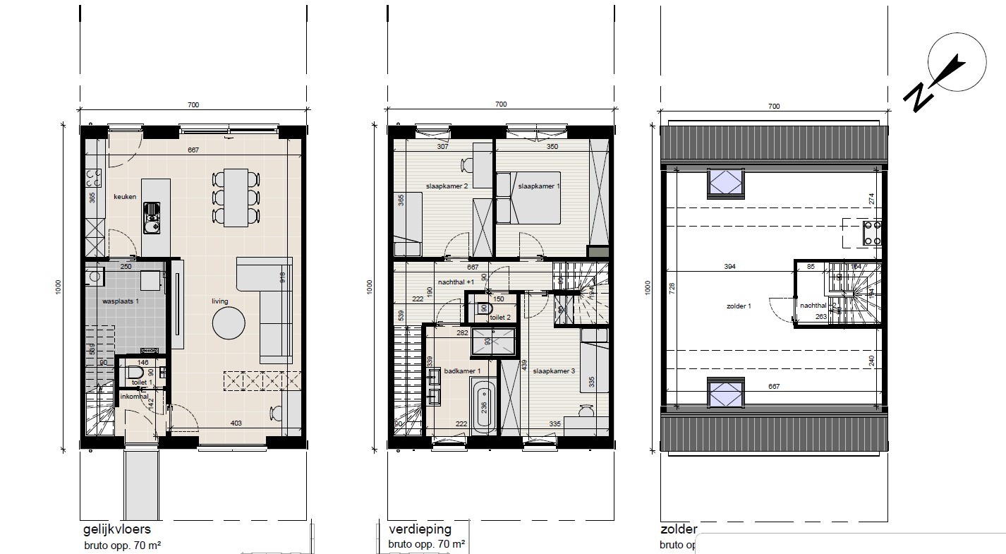 hartje Nevele, 4 slaapkamers mogelijk ! - foto 4