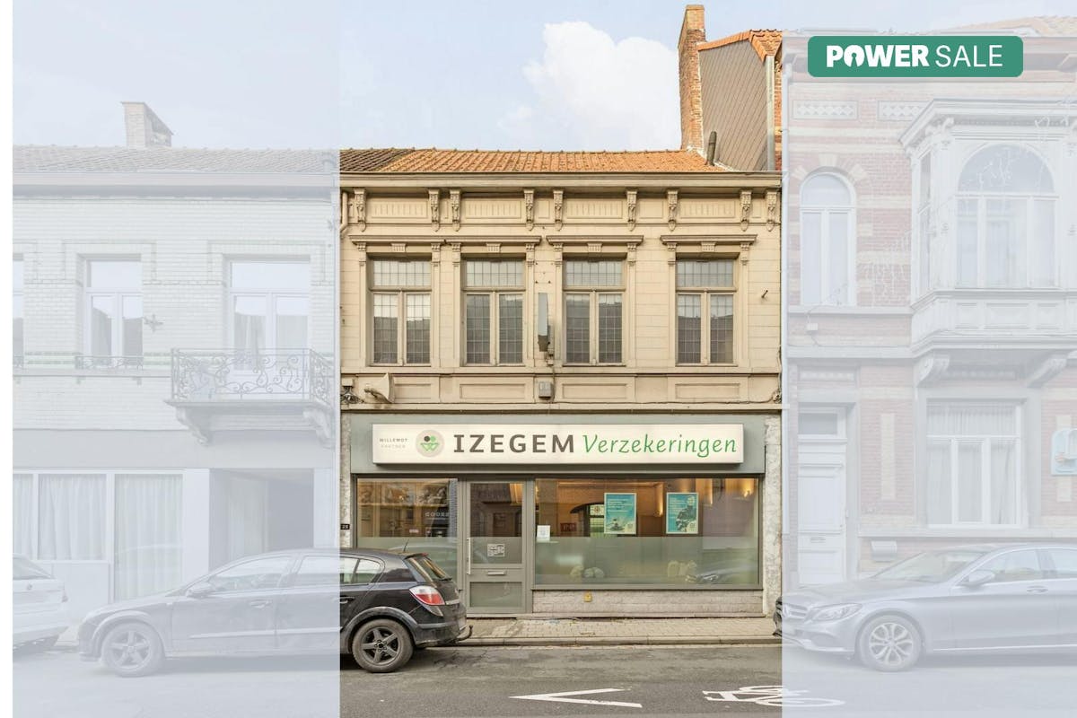 Kantoor met woonst te koop in centrum Izegem - foto 1