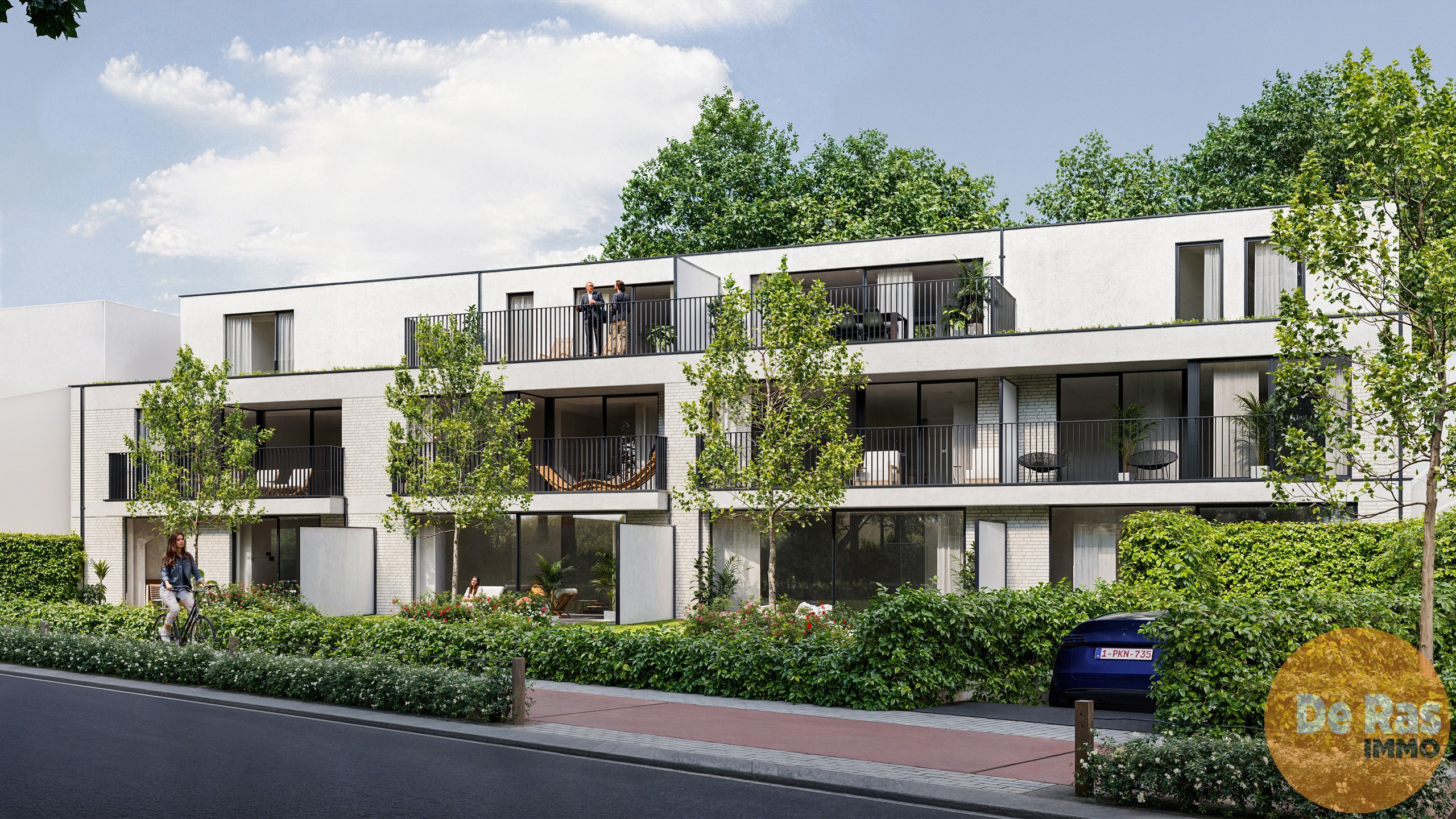 EREMBODEGEM - Nieuwbouwappartement 1.4 met 1 slpk en terras - foto 3