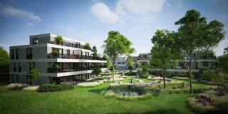 Groot gelijkvloers appartement volledig omgeven door het groen en vlakbij alle faciliteitenDit half open appartement omvat een inkomhal met...