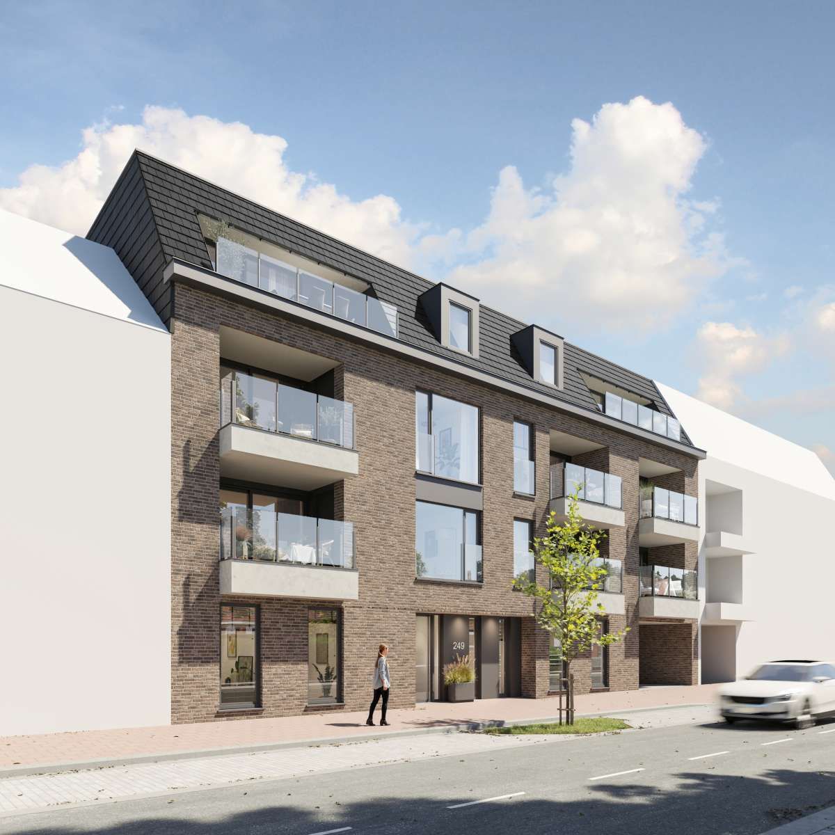 Nieuwbouwappartement met 2 slaapkamers en terras op TOPLOCATIE in Sint-Andries - foto 4