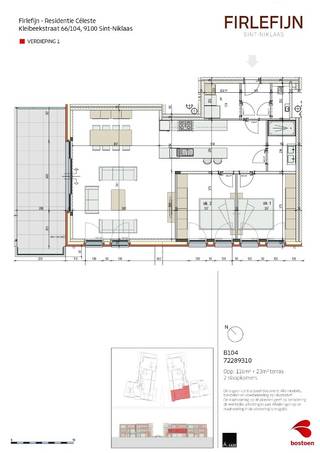 Apartment for sale in Sint-Niklaas