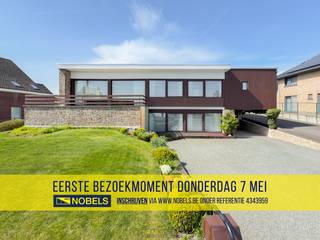 1ste bezoekdag donderdag 7 mei! Inschrijven kan via www.nobels.be onder referentienummer 4343959.OPEN BEBOUWING met een UITZONDERLIJK RUIME...