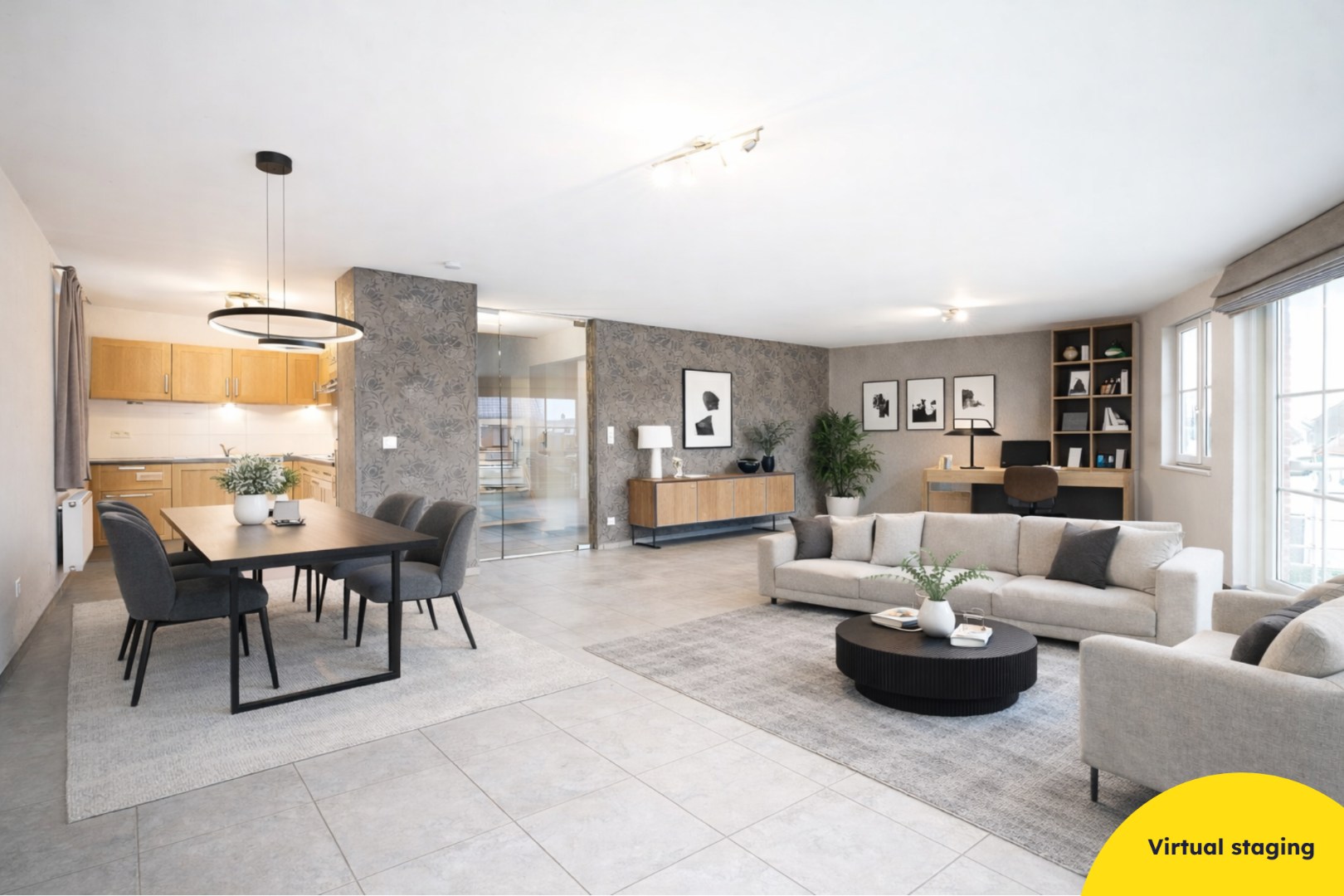 Instapklare duplex (130 m²) in het hart van Eernegem - foto 4