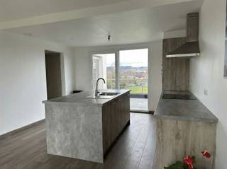 Bel appartement d'une chambre à louer avec cuisine ouverte.L'appartement comprend un hall d'entrée, un salon, un débarras, une cuisine équipée,...