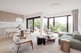 Telefoon: 02 318 18 08 - Spring Gardens biedt stijlvolle, moderne appartementen in het hart van de populaire wijk Cimetière d'Elsene! Ontworpen met royale volumes en prachtige buitenruimtes, biedt deze residentie ongeëvenaard comfort en garandeert tegelijkertijd een uitzonderlijke energie-efficiëntie. Dit innovatieve project is uitgerust met warmtepompen en fotovoltaïsche panelen en maakt gebruik van geothermische energie, een milieuvriendelijke en energiezuinige keuze. De oplevering is gepland voor begin 2026 en deze hoogwaardige ontwikkeling biedt een unieke kans om te profiteren van een verlaagd btw-tarief van 6% (onder voorwaarden), in plaats van de gebruikelijke 21%.