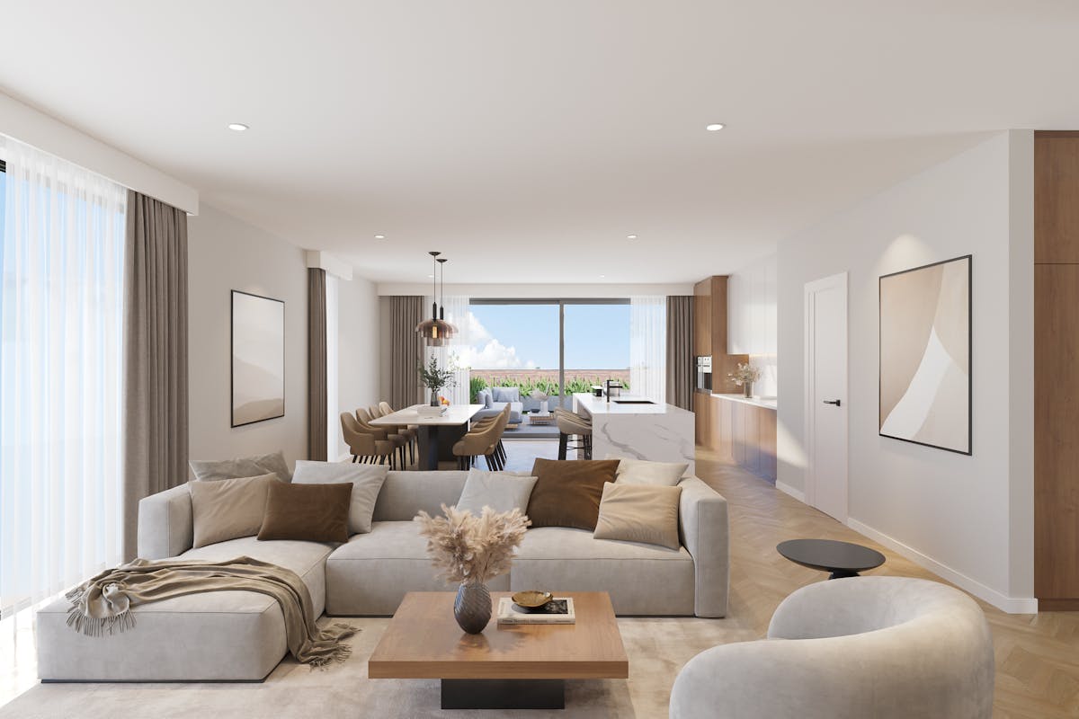 New construction project in Genk with 3 houses and 5 apartments - photo 3