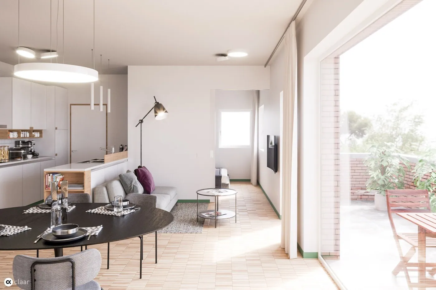 StJorisWinge - nieuwbouw apt 91 m2 met 2 slks + terras - foto 1