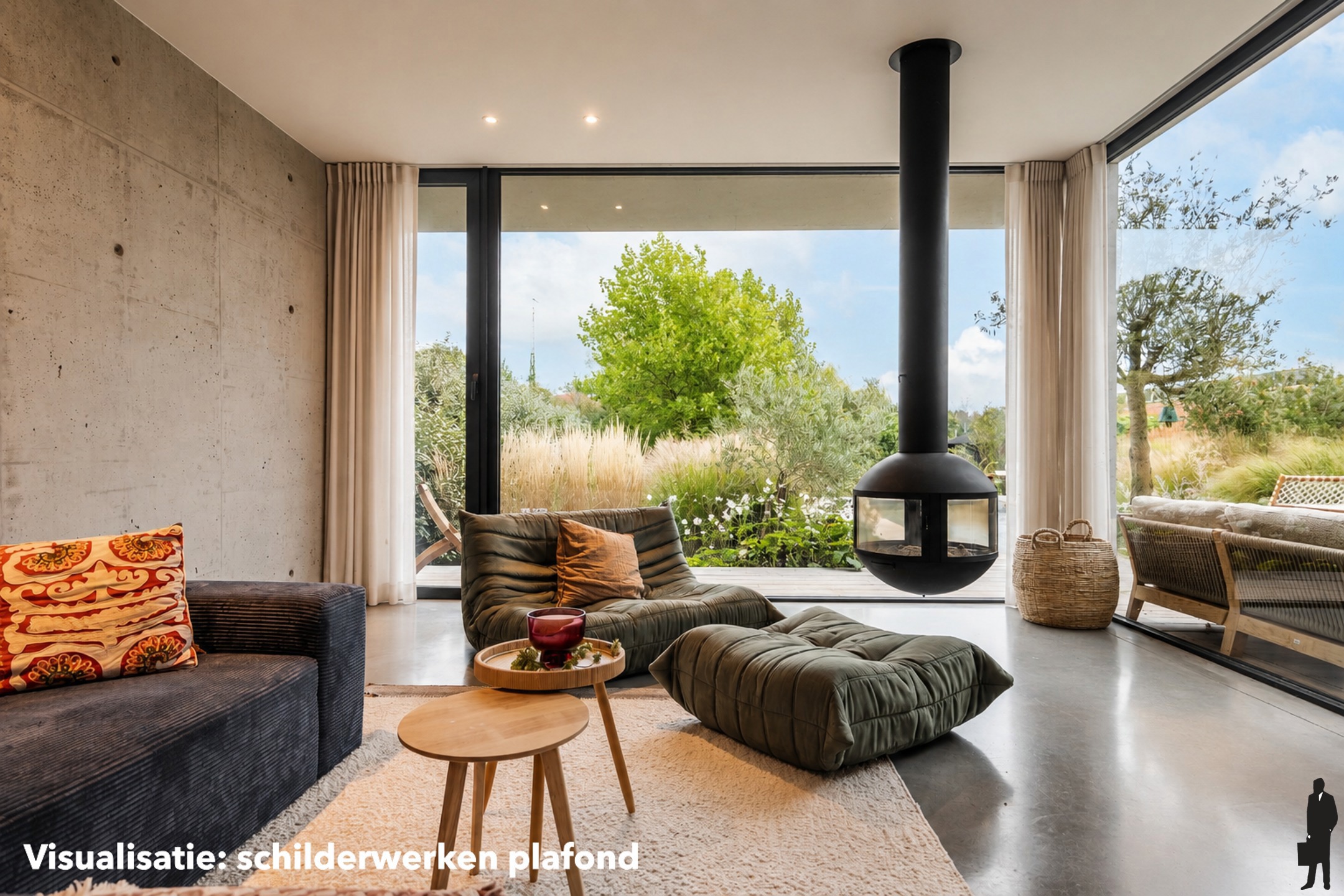 Unieke architectenvilla; af te werken - in groen - op 20 are - foto 4