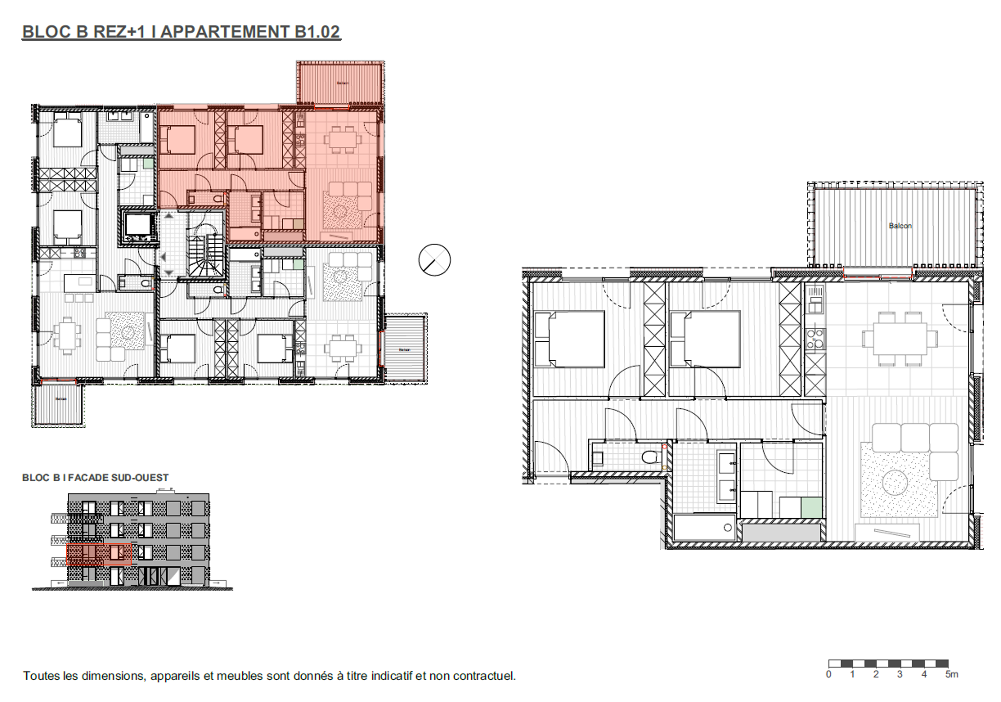 Appartement à vendre à Mons avec 2 chambres - photo 4