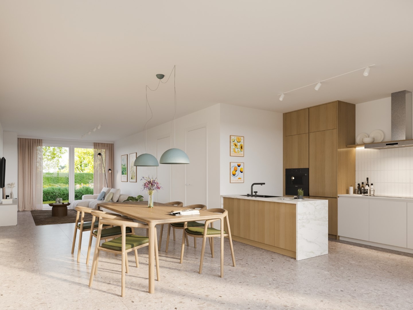 Energiezuinige halfopen bebouwing met zongerichte tuin - foto 4