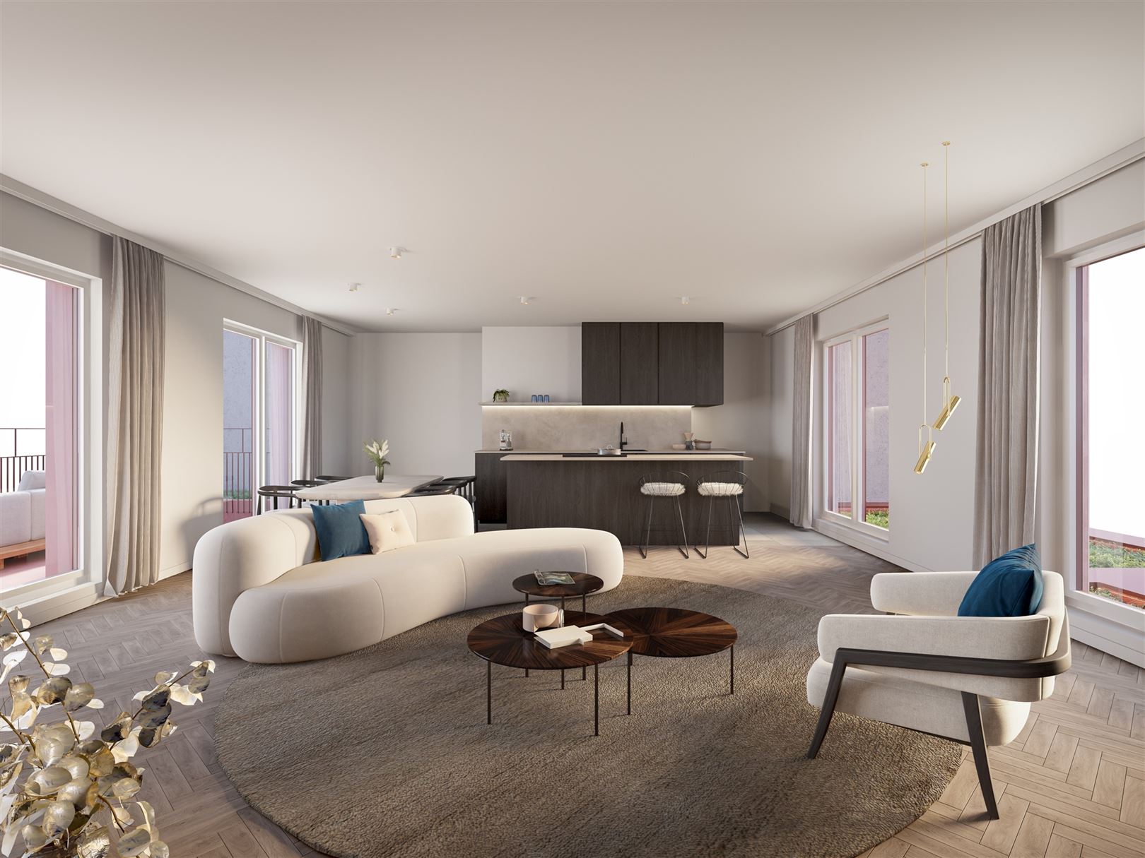 Nieuwbouw appartement met terras in project ÎLOT - foto 2