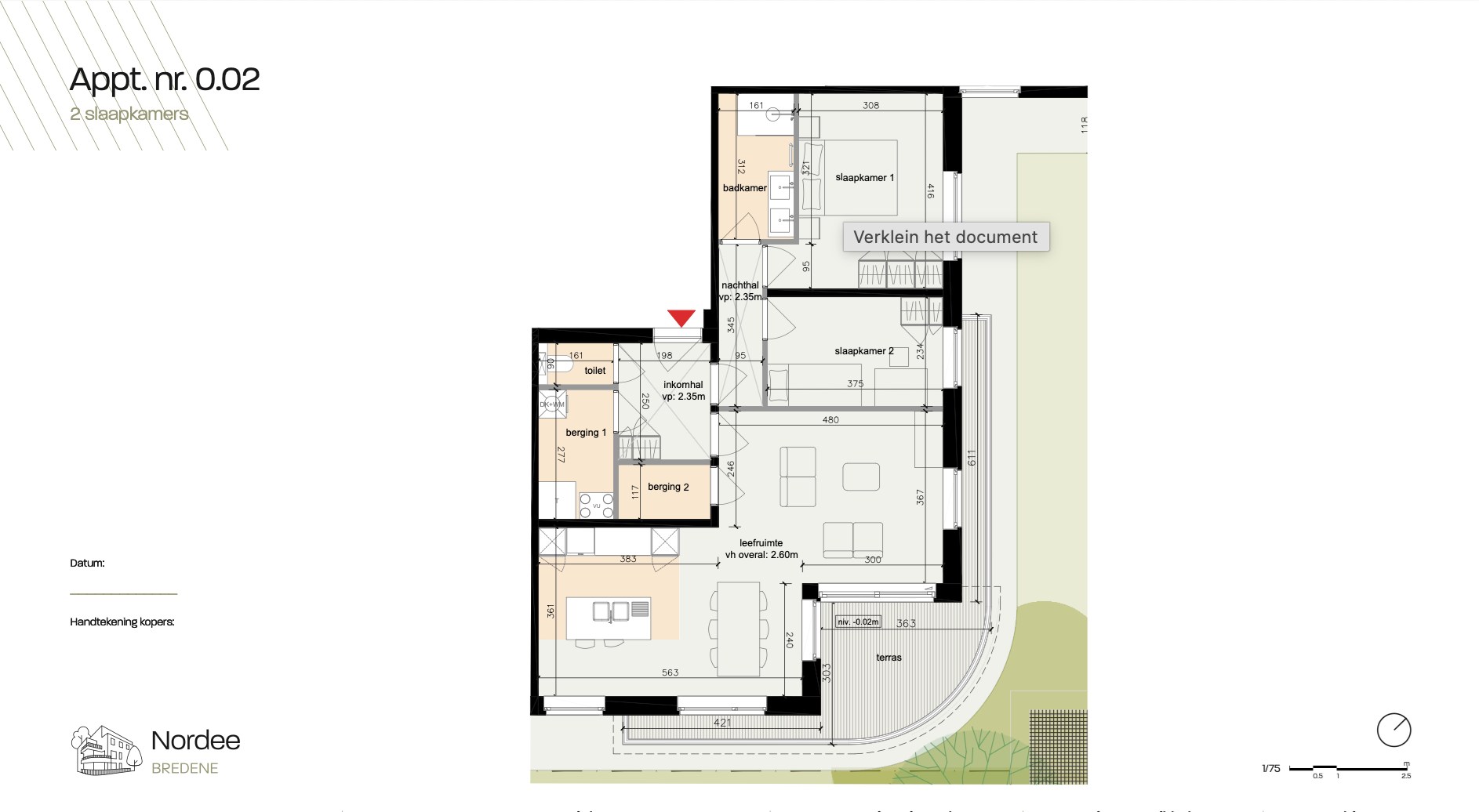 TWEE SLAAPKAMER APPARTEMENT IN MODERNE RESIDENTIE TE BREDENE - foto 5