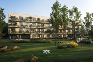 U vindt dit appartement van 96m² in het project Bloei in Gent. Het appartement beschikt over een inkomhal met een gastentoilet en plaats voor een vestiairekast. De eet- en leefruimte heeft een open keuken met aansluitend het zonneterras van 16m² met zuidoriëntatie en uitzicht op het nieuwe park. Het appartement beschikt over 2 slaapkamers met toegang tot het 2de terras en een badkamer met een dubbele lavabo, een inloopdouche of ligbad en een tweede toilet. <br /><br />Bloei is een duurzaam nieuwbouwproject ingeplant tussen het Vossenbos en een park en dit op 7 minuten fietsen van het Station Gent Sint-Pieters en op wandelafstand van de tramhalte lijn 1. De architecten besteedden veel aandacht aan een doordachte indeling, lichtinval en kwalitatieve zonneterrassen. Bovendien is er voor ieder appartement een ondergrondse parking en berging voorzien.<br /><br />Bewoners genieten van een warmtepomp in combinatie akoestische en thermische isolatie, resulterend in een E-peil lager dan E22. Vloerverwarming is er de standaard. <br /><br />Benieuwd naar Bloei? Een persoonlijke, vrijblijvende afspraak via gilles@landbergh.be of 09 225 25 24.