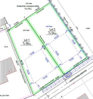 Twee mooi gelegen bouwgronden voor open bebouwing in Deerlijk, gelegen aan de Oudenaardsesteenweg.Lot 1 heeft een oppervlakte van 758 m².Lot 2 heeft...