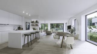 Deze gesloten bebouwing is zeer praktisch ingericht met het oog op creatie van ruimte en natuurlijke lichtinval. Algemene kenmerken van de woning...