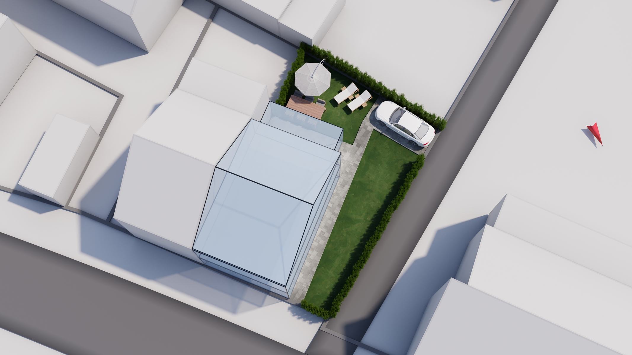 Bouwgrond HOB in dorpskern op 206 m² - foto 2