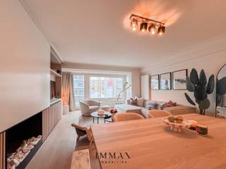 Bel appartement rénové, idéalement situé dans un endroit central avec toutes les commodités à portée de main. Grâce à son agencement bien pensé, ses finitions de qualité et sa lumière agréable, ce logement offre une combinaison parfaite entre fonctionnalité et luxe.<br /><br />L'appartement dispose d'un espace de vie spacieux avec une cheminée agréable, qui s'intègre parfaitement à la cuisine entièrement équipée. Il y a deux chambres à coucher, dont l'une donne accès à une terrasse privée à l'arrière. Les deux chambres sont équipées d'armoires encastrées pratiques. La salle de bains séparée est moderne et équipée d'une douche à l'italienne et d'un double lavabo. <br /><br />Un débarras au sous-sol est également inclus et il est possible d'acheter une place de parking dans une résidence voisine.<br />Renseignements urbanistiques et registre des mesures en cours de demande.<br /><br />N'hésitez pas à nous contacter pour plus d'informations au : tél. : 050 62 44 14 ou via knokke@immax.be