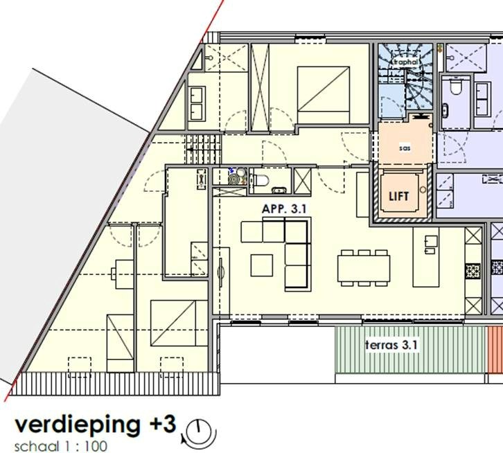 Penthouse met 3 slk en mooi terras - aankoop mogelijk aan BTW tarief van 6 % - photo 4