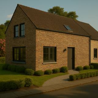 Nieuw te bouwen halfopen woning. Ligging net buiten het centrum vlakbij het Bargepark. U heeft vlotte bereikbaarheid tot de E40 en N370 waardoor u...