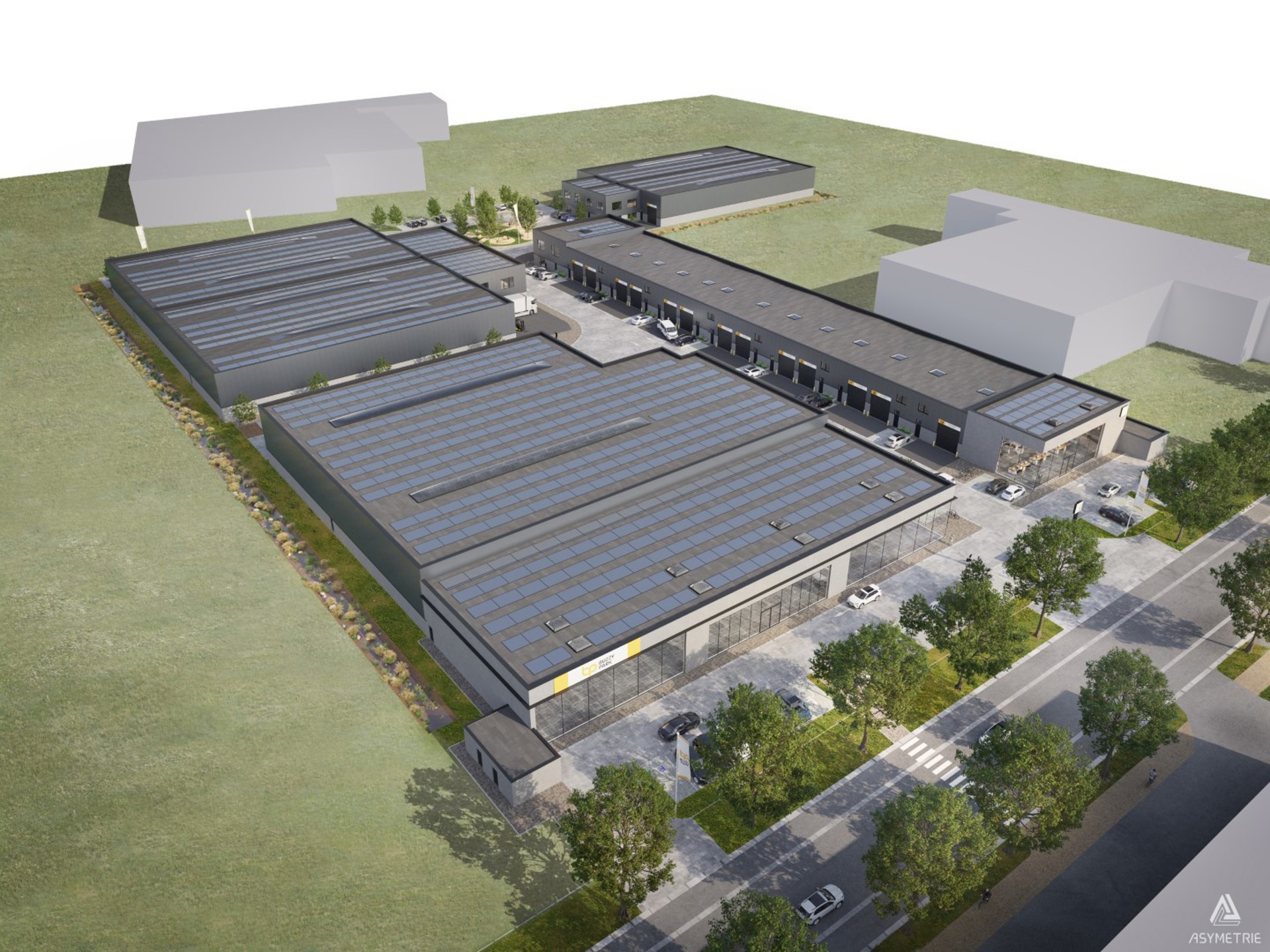 Buzzy Park – 19 Nieuwe Magazijnen te Koop in Nijvel – Van 181 tot 1.097 m² - foto 3