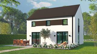 Wij presenteren u een voorbeeldontwerp, maar kan volledig op maat gemaakt worden. Kies uw eigen architect en ontwerp uw woning precies zoals u...