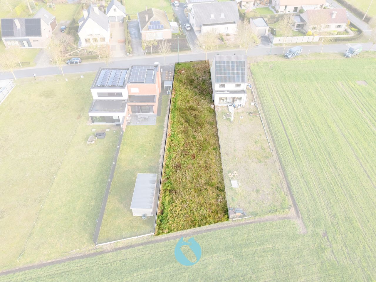 Bouwgrond van 571 m² met te realiseren halfopen bebouwing - foto 4