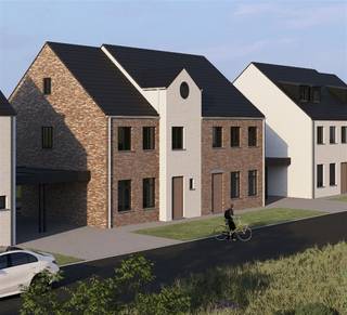 Nieuwbouw halfopen bebouwing in klassieke stijl – 169 m² woonoppervlakte op 5a grond in Zonhoven In een rustige en groene omgeving in het charmante...