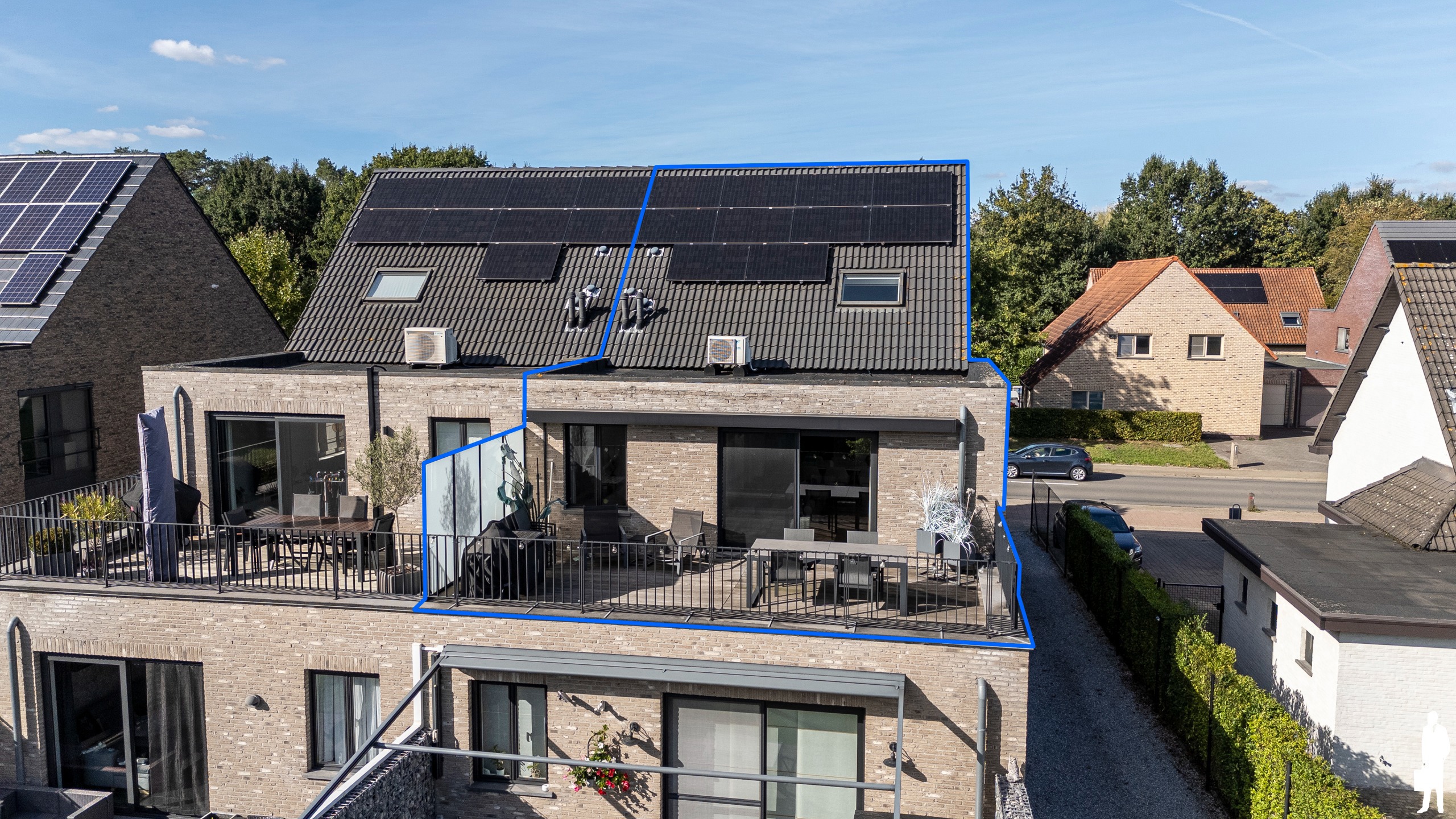 Duplexappartement met 3 slaapkamers, zuidterras en garage - foto 1