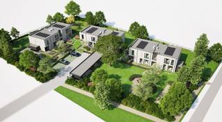 <strong>Exclusief wonen op een afgesloten domein in hartje Sint-Job<br /><br />Woning 4: </strong>194m² + 18m² terras + 155m² privatieve tuin<br /><br />Welkom op het domein ‘Vlinderhof’, een bijzonder nieuwbouwproject dat stijl, rust en comfort samenbrengt op een unieke locatie. Op het einde van een rustige doodlopende straat, volledig omringd door groen en toch in het centrum van Sint-Job, verrijzen 6 hedendaagse halfopen woningen met een tijdloze architectuur en hoogwaardige materialen. Het privédomein versterkt het residentiële karakter en creëert een gevoel van exclusiviteit en ontspanning.<br /><br />Elke woning biedt een royale oppervlakte van 194 m² of 199 m², ontworpen met ruime leefzones, grote glaspartijen en een logische, comfortabele indeling. Met vier volwaardige slaapkamers, waarvan één op het gelijkvloers (welke polyvalent kan benut worden), twee badkamers en een extra bureel of hobbyruimte geniet elk gezin van flexibiliteit en een toekomstbestendig wooncomfort. De leefruimtes sluiten mooi aan op een terras van 18 m² en een privatieve tuin die varieert van 132 m² tot ongeveer 500 m², ideaal om elk seizoen te genieten van het buitenleven.<br /><br />Bovendien beschikt elke woning over een tuinberging, een carport én een extra staanplaats inbegrepen in de prijs.<br /><br />‘Vlinderhof’ biedt een zeldzame combinatie van rust, ruimte en verfijnd wonen in een van de meest gegeerde residentiële buurten van de regio.<br /><br />Wilt u dit exclusieve project ontdekken? We ontvangen u graag voor een vrijblijvend gesprek. Contacteer ons op <strong>03 645 20 02</strong> of via <strong>info@verlat.be</strong>.<br />