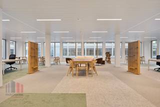 This 675 sqm office space is located on the ground floor and forms part of the high-quality ‘Atmos’ office complex, consisting of five BREEAM OUTSTANDING-certified buildings. These offices are ready to move in and are located in green surroundings with a car-free courtyard. Thanks to the attention to architecture and functionality, these sustainable offices are the ideal environment for innovation and collaboration in Ghent. The offices are future-oriented and comply with upcoming strict European regulations, such as the EU taxonomy. The complex offers ample underground parking facilities, including charging stations, and a public car park under construction, with completion scheduled for January 2025.<br /><br />The building is strategically located on the R4 ring road around Ghent, just 4 minutes' drive from the E40 on-ramp and exit Sint-Denijs-Westrem and 7 minutes from the E17. Sint-Pieters station is 1.6 km away, which is an 8-minute bike ride or a 22-minute walk. In addition, a tram stop is just 900 metres away. The office building also offers excellent visibility from the R4, contributing to its prominent location.<br />Purchase of the offices is also possible.<br /><br /><br />For more information, the specifications or a no-obligation site visit, please contact PANORAMA B2B GENT KANTOREN on 09 225 09 02.
