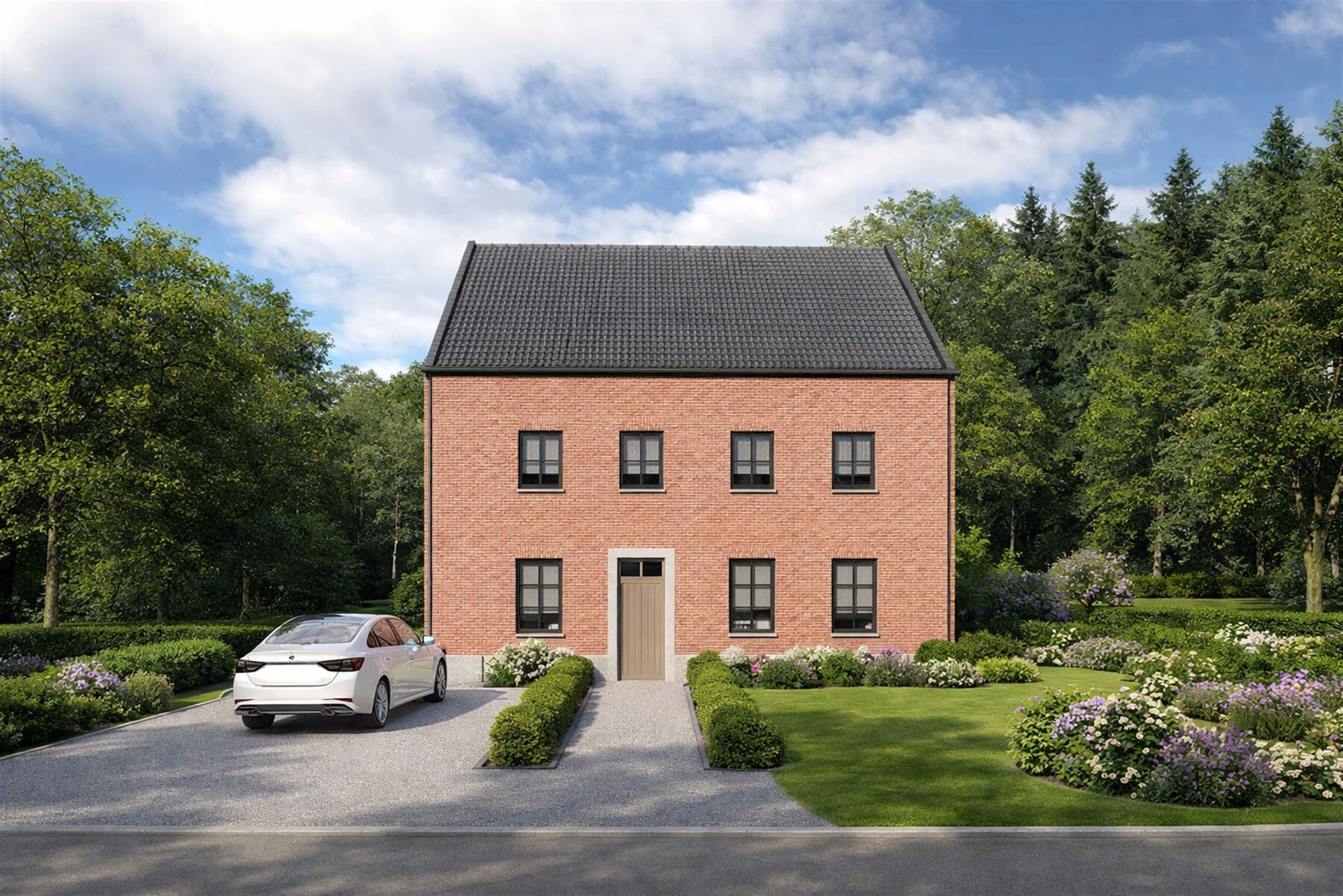 NIEUWBOUWWONING OP UNIEK PERCEEL MET MAAR LIEFST 34M STRAATBREEDTE! - foto 1