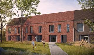 Lot 12: Deze halfopen bebouwing in hedendaagse stijl heeft 3 slaapkamers, een autostaanplaats in parkeercluster, een inrichtbare zolder, een bewoonbare oppervlakte van +/- 154 m² en heeft een perceel van +/- 209 m². De woning is gelegen in De Weverie in Deerlijk. De Weverie is een nieuwe woonbuurt met 16 energiezuinige huizen. Het zijn stuk voor stuk duurzame woningen met 2 bouwlagen en een hellend dak. Kom thuis in deze rustige, autoluwe buurt. Centraal in de wijk vind je een prachtig stadspark. Kinderen amuseren zich ten volle in deze autovrije groenzone. De bomen, bloemen en extensieve beplanting zorgen voor biodiversiteit in de hele buurt.<br /><br />Interesse of vragen? Meer info op matexi.be/deerlijk of contacteer vrijblijvend onze sales consultant op 056 38 03 15.<br />