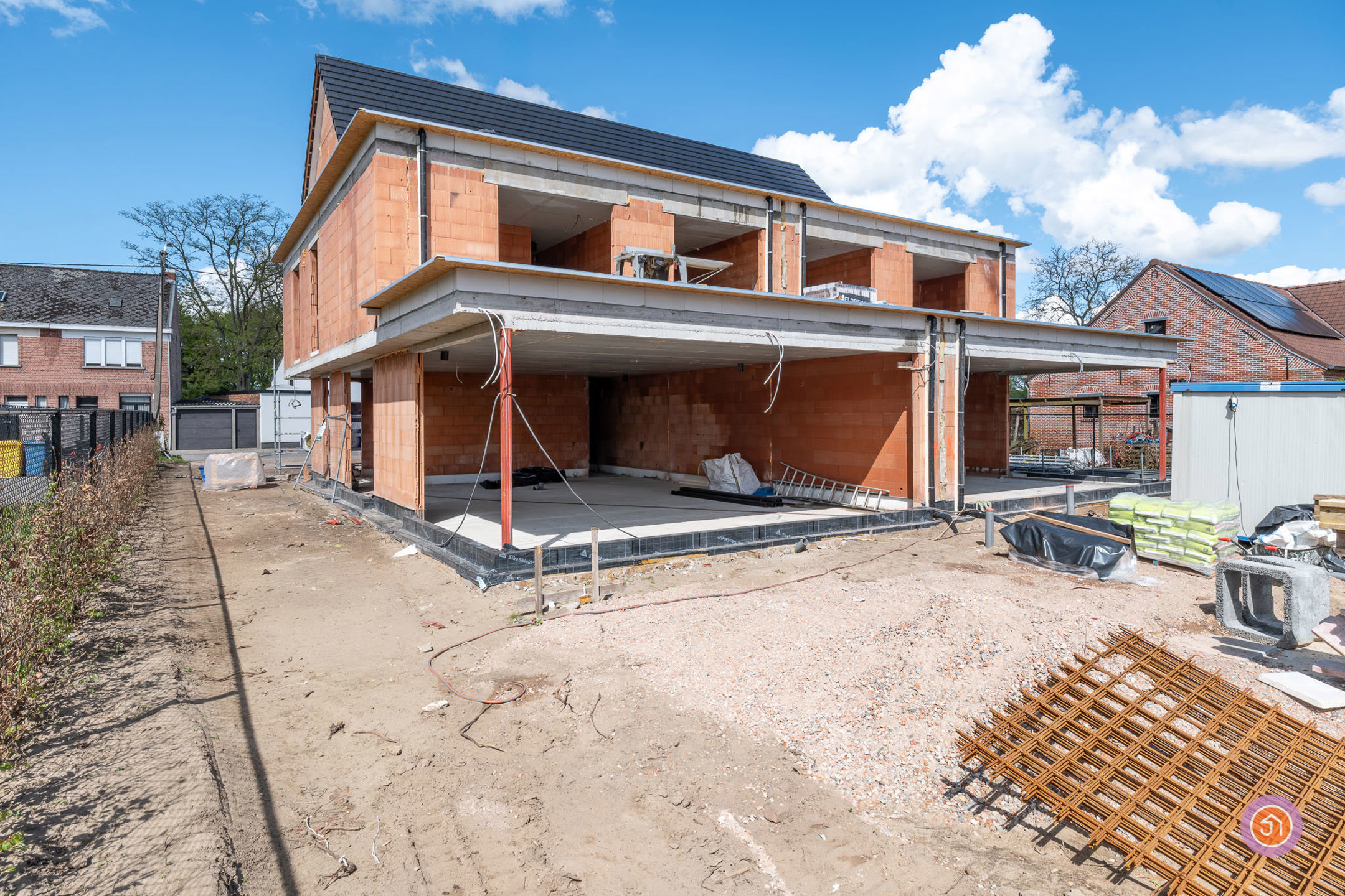 High-end halfopen bebouwing te Hingene - foto 1