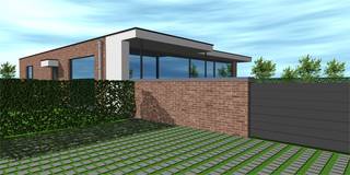 Waardamme, in het centrum van de gemeenteNIEUW TE BOUWEN VILLA IN EEN MODERNE BOUWSTIJL4 a 5 SLAAPKAMERS Living van 80m²Goedgekeurde bouwvergunning...