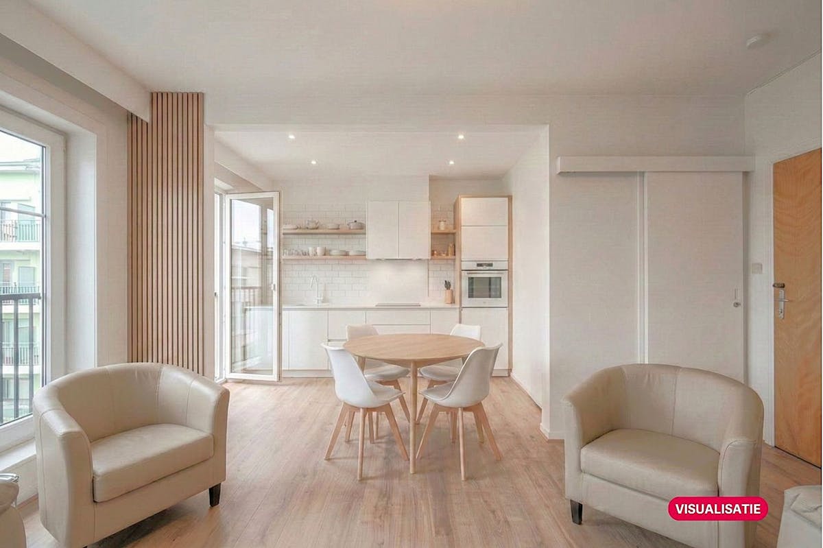 Zonnige hoekstudio met terras en open zicht ! - foto 3