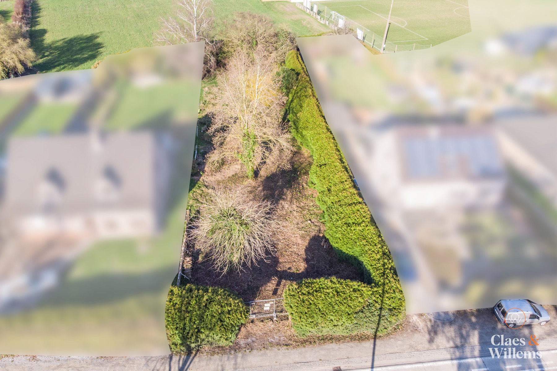 Bouwgrond met goedgekeurde bouwaanvraag voor vrijstaande woning en zwembad - foto 1