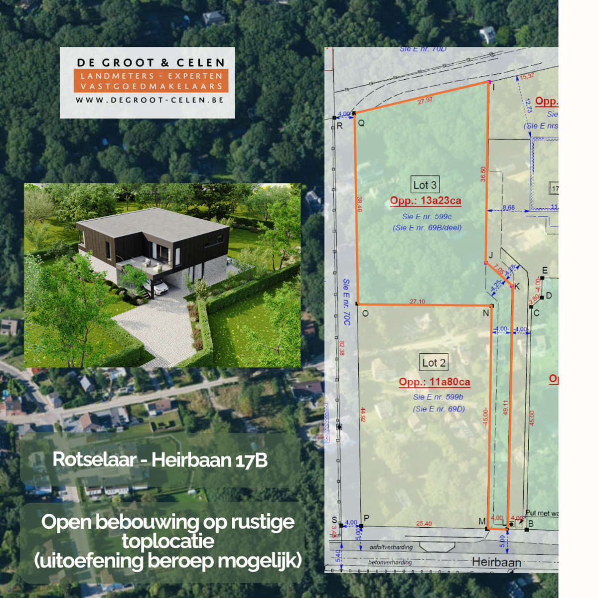 Bouwklaar perceel - topligging + privacy - geen verplichting - foto 1