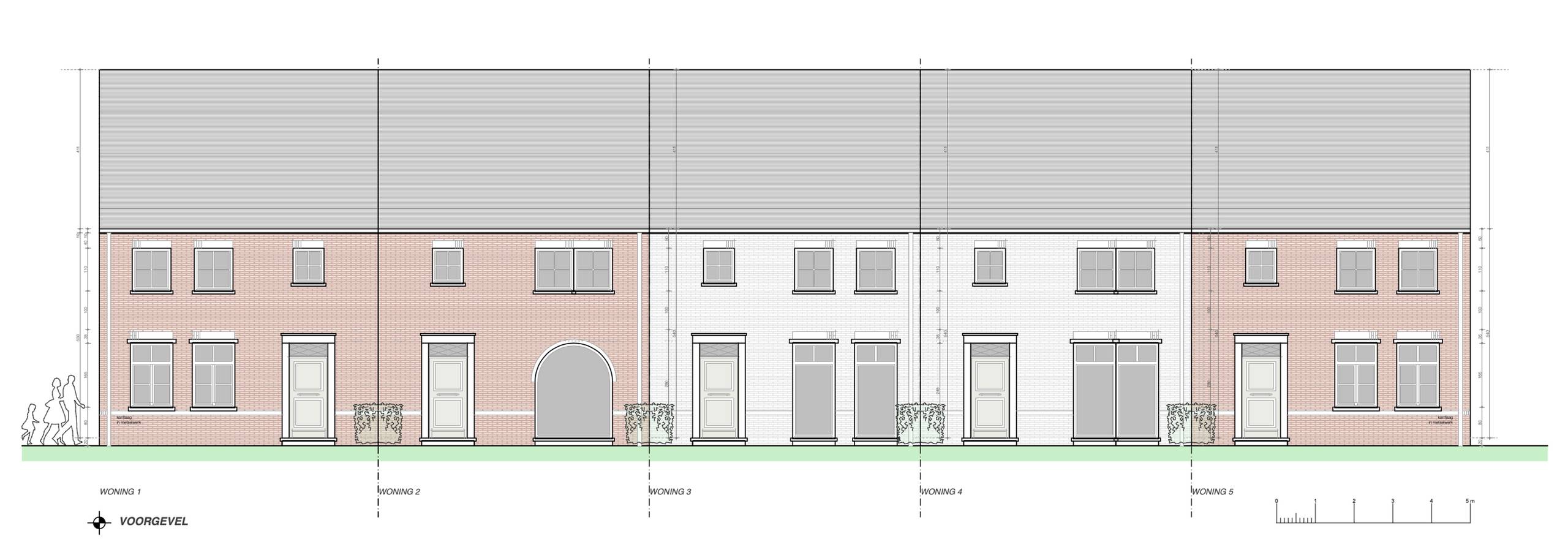 5 energiezuininge nieuwbouwwoningen met tuin. - foto 1