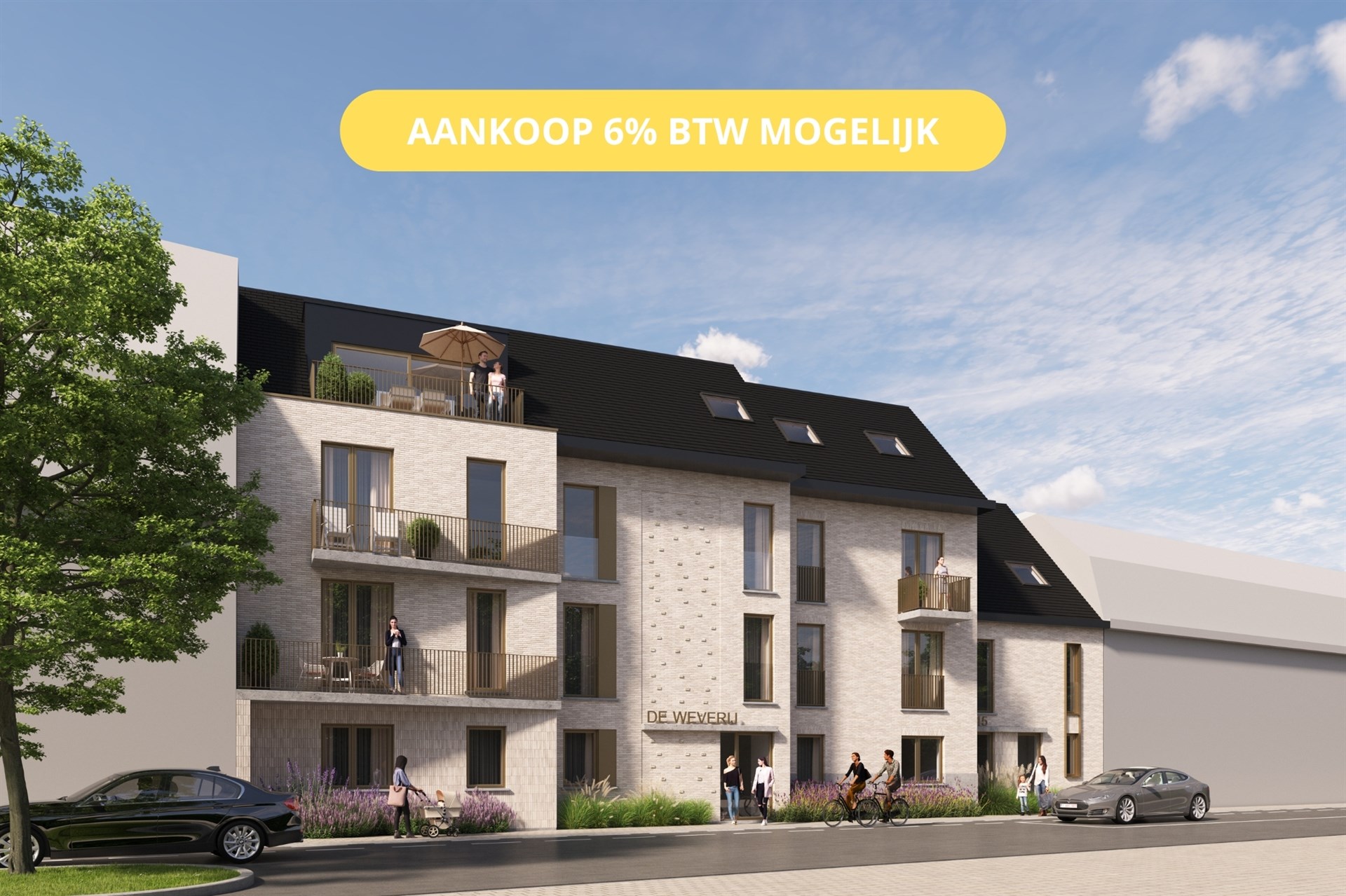 gelijkvloers appartement met 2 slaapkamers - foto 4