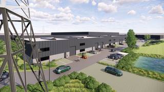 Welkom in het KMO Park te Evergem, waar innovatie en efficiëntie samenkomen in 2 bedrijfsverzamelgebouwen, A en B. De 10 indrukwekkende units hebben een vrije hoogte van ongeveer 6,60 meter. De beschikbare units variëren in grootte, van 508 m² tot 717 m², en kunnen zelfs gecombineerd worden om aan uw specifieke wensen te voldoen. Iedere unit beschikt over een aantal private parkeerplaatsen.<br /><br />Het DM-bedrijvenpark is gelegen op het bedrijventerrein 'Grote Nest'. Dit terrein gelegen nabij het kanaal Gent-Terneuzen in de Gentse Haven (NORTH SEA PORT), vormt het laatste beschikbare perceel in een volledig ontwikkelde KMO-zone.<br /><br />De <strong>unit B1</strong> heeft een vrije hoogte van 6,60m en is voorzien van een lichtstraat (3m x 12m) in polycarbonaat met een rookluik conform brandklasse C en een elektrische sectionaalpoort (4m x 4,5m). De gepolierde betonvloer heeft een draagkracht van 3.000 kg/m².<br /><br />Het is de ideale locatie voor zeehaven- en watergebonden bedrijfsactiviteiten, zoals distributie, logistiek, opslag - en overslaginrichtingen, toeleverings - en synergiebedrijven. Bevraag u zeker voor andere bedrijfsactiviteiten.<br /><br /><strong>Unit A1 </strong>beschikt over een bruto oppervlakte van 717 m² en 5 parkeerplaatsen (144,19 m²)<br /><strong>Unit A2 </strong>beschikt over een bruto oppervlakte van 575 m² en 5 parkeerplaatsen (135,03 m²)<br /><strong>Unit A3 </strong>beschikt over een bruto oppervlakte van 542 m² en 7 parkeerplaatsen (177,18 m²)<br /><strong>Unit B1 beschikt over een bruto oppervlakte van 512 m² en 5 parkeerplaatsen (137,25 m²)</strong><br /><strong>Unit B2 VERKOCHT<br />Unit B3 IN OPTIE</strong><br /><strong>Unit B4</strong> beschikt over een bruto oppervlakte van 510 m² en 5 parkeerplaatsen (131,36 m²)<br /><strong>Unit B5</strong> beschikt over een bruto oppervlakte van 508 m² en 4 parkeerplaatsen (131,15 m²)<br /><strong>Unit B6</strong> beschikt over een bruto oppervlakte van 508 m² en 5 parkeerplaatsen (130,71 m²)<br /><strong>Unit B7 </strong>beschikt over een bruto oppervlakte van 512 m² en 3 parkeerplaatsen (129,15 m²)<br /><br />De werkzaamheden voor het DM-bedrijvenpark gaan van start in november 2023.<br /><br />Alle units worden casco verkocht.<br /><br />Troeven:
<ul>
	<li>strategische ligging</li>
	<li>voldoende parkeermogelijkheden</li>
	<li>snelle oplevering</li>
	<li>mogelijkheid tot het samenvoegen van units</li>
</ul>
Prijs: €790.000 exclusief bijkomende kosten en aankoopkosten<br /><em>* prijslijst en lastenboek worden na aanvraag overgemaakt</em><br /><br />Bent u op zoek naar een nieuwbouw KMO-unit op een sublieme locatie?<br />Aarzel niet om ons te contacteren via elise@qubic-vastgoed.be of via 0468/20 15 30.