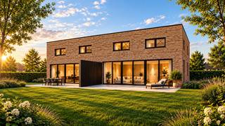 <p>Zondag 25/10 open van 10u tot 18u voor alle nieuwbouwprojecten. Kom gerust langs!</p>
<br />Moderne en ruime halfopen nieuwbouwwoning met 3 slaapkamers, gelegen in de Johanneshof, in het centrum van Heusden. Dankzij de centrale ligging zijn winkels, scholen en andere voorzieningen vlot bereikbaar.<br /><br />Deze stijlvolle woning combineert een strakke, moderne architectuur met een praktische indeling en kwalitatieve afwerkingsmogelijkheden. De woning wordt casco wind- en waterdicht opgeleverd, waardoor de toekomstige eigenaar de verdere afwerking volledig naar eigen smaak en wensen kan bepalen.<br /><br />De woning is gelegen op een perceel van 4 are en 40 centiare en beschikt over een gevelbreedte van 10 meter. Het moderne ontwerp met plat dak zorgt voor een hedendaagse uitstraling.<br /><br />Via de inkomhal kom je binnen in de woning. Links bevindt zich een aparte bureauruimte, die ook perfect kan dienen als hobbykamer of vierde slaapkamer. Verder kom je in de ruime leefruimte met aansluitende keuken en praktische berging. Dankzij de grote raampartijen geniet je van veel natuurlijk licht en een mooi zicht op het terras en de goed georiënteerde tuin.<br /><br />Via de trap in de inkomhal, waar zich ook het gastentoilet bevindt, bereik je de bovenverdieping. Hier bevinden zich 3 ruime slaapkamers en een badkamer. De masterbedroom beschikt over een dressing en een aparte badkamer met toilet, wat zorgt voor extra comfort en privacy.<br /><br />Ook buiten is het aangenaam vertoeven. Het terras en de goed georiënteerde tuin bieden een fijne plek om te ontspannen en te genieten van de buitenruimte.<br /><br />Pluspunten:<br />- Toplocatie in het centrum van Heusden;<br />- Perceeloppervlakte van 4a40ca;<br />- Gevelbreedte van maar liefst 10 meter;<br />- Oprit van 4,40 meter breed;<br />- 3/4 slaapkamers;<br />- Bewoonbare oppervlakte van 204 m²;<br />- Inpandige carport voorzien;<br />- Goed georiënteerd terras en tuin;<br />- Regenwaterput aanwezig;<br />- Casco wind- en waterdicht opgeleverd;<br />- Ideaal voor wie een moderne nieuwbouwwoning volledig naar eigen smaak wil afwerken.<br /><br />Een mooie opportuniteit voor wie op zoek is naar een moderne, ruime nieuwbouwwoning op een centrale ligging en zijn eigen woonstijl wil creëren!<br /><br />Prijsindeling:<br />100.000 euro (grondwaarde) x 12% registratierechten = 12.000 euro<br />239.000 euro (constructiewaarde) x 21% btw = 50.190 euro<br />Totaalprijs excl. notariskosten = 401.190 euro<br /><br />Maatregelen opgenomen in het Maatregelenregister: nee<br /><br />Interesse? Voor een bezichtiging ter plaatse of meer info, bel ons op 078/78.78.70, of kom gerust binnen in ons kantoor — je bent steeds welkom!