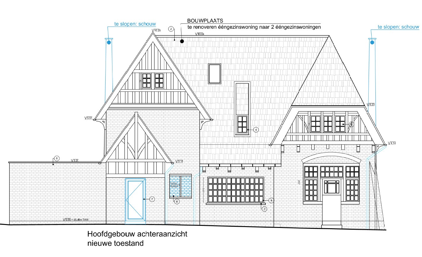 Karaktervolle Britse cottage uit 1906 – vergund renovatieproject met 2 afzonderlijke woningen. (prijs per woning). - foto 5