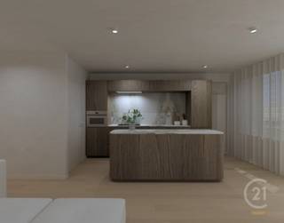 Op één van de mooiste liggingen van Oostende heten wij u welkom in de residentie genaamd “Epsom”<br />Koop een splinternieuw appartement aan onder het stelsel van de registratierechten: 2 % of 12 % op de aankoopprijs.<br />Ontdek dit volledig gerenoveerde appartement op toplocatie in het hart van bruisend Oostende. Met zijn adembenemend zeezicht, zonnig terras en kwalitatieve afwerking is dit een echte parel aan de kust.<br />Gelegen op slechts 200 meter van de Zeedijk, bevindt u zich hier op wandelafstand van winkels, restaurants, cafés en de vele bezienswaardigheden die Oostende te bieden heeft.<br />Indeling:<br />Dit appartement bevindt zich op de 4de verdieping van een kleinschalig gebouw met slechts één appartement per verdieping, wat zorgt voor maximale rust en privacy.<br /><br />Het appartement bestaat uit:<br />Inkomhal met gastentoilet<br />Lichtrijke woonkamer en eetruimte met grote raampartijen, uitzonderlijk veel natuurlijk daglicht en prachtig zicht op zee en de Thermen van Oostende<br />Open, volledig uitgeruste keuken met kookeiland, voorzien van vaatwasser, combi-oven, elektrisch kookvuur, dampkap en ruime koelkast<br />Badkamer met stijlvolle inloopdouche en lavabomeubel<br />Twee volwaardige slaapkamers, met toegang tot het zonnige terras aan de achterzijde<br />Dit appartement is momenteel in opbouw en wordt opgeleverd eind december 2025, wees er als eerste bij zodat dit uw appartement wordt!<br /><br />Extra troeven:<br />Gerenoveerd in 2025 met hoogwaardige materialen<br />Eén appartement per verdieping – gegarandeerde privacy<br />Individuele condensatieketel op aardgas<br />Elektriciteit conform het AREI<br />Asbestveilig<br />Het ganse gebouw werd volledig vernieuwd, inclusief gevel, lift, etc.<br />Interesse?<br />Bent u op zoek naar een modern, instapklaar appartement met zeezicht in Oostende?<br />Neem dan snel contact op voor een bezoek!<br /><br />De foto's die gebruikt worden zijn renders.