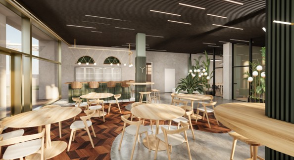 Nieuwbouw kantoorgebouw 612 m² aan The Loop te Gent - foto 4
